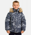 Huppa Poiste talvejope MARINEL, dark gray pattern