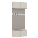 Esikukapp Top E Shop Haga II 2W, valge