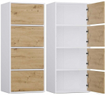 Komplekt TopEShop Alma, pruun/valge