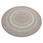 &Uuml;mmargune vaip SISAL FLAT 48837686 Boho, punutud, plecionka beež