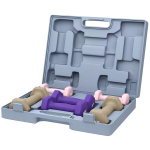 Hantlikomplekt, 6 tk hantlite komplekt koos kaaludega, terasest hantlikomplekt, 1 kg, 2 kg, 3 kg, Rosa+Violett+Kaffee