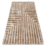 Vaip shaggy FLIM 010-B1 kaasaegne, Lab&uuml;rint - Struktuuriline, beež