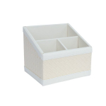 Pastapliiatsihoidja Home4You Wilma HY-88360, valge, 15,5x12,5x13,5 cm