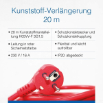 As &ndash; Schwabe Pvc pikendusjuhe H05vv-f 3g1.5 Ip20 sisetingimustes kasutamiseks valge, 51160