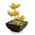 Dekoratiivne laua purskkaev valgustuse ja kivit&uuml;kkidega &ndash; LIVMAN YMX-016