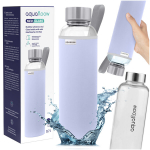 AquaFloow: 700 ml klaaspudel | klaasist veepudel | lilla korpus