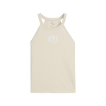 Naiste vabaaja T-s&auml;rk PUMA CLASS Slim Short Tank Alpine Snow - 68504087, valge