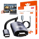 USB-C 3.1 HDMI 4K MHL kaabli adapter 2 m Zenwire ZC-2