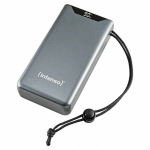 Intenso Powerbank F20000, v&auml;lineellinen aku, PD 20 W QC 18 W, USB-C ja USB-A port, 20 000 mAh, Hall.
