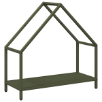 K&uuml;ttepuurest Oliivroheline 60x25x60 cm K&uuml;lmvaltsitud teras CFE29713