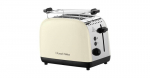 Leibtoastija - Russell Hobbs - Colours Plus - Inox kreem - 2 viilu - 6 pruunistamisastet