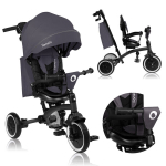 Kolmerattaline jalgratas lastele Lionelo Tris Plus, Grey Stone