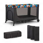 Kinderkraft crib turystyczne JOY 2 HAPPY SHAPES