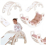 Laste kiik ronimisseina ja lium&auml;ega 4in1 Montessori Misioo, beež