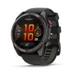 Nutikell Garmin fēnix&reg; 8 Pro &ndash; 51 mm AMOLED Sapphire Carbon grey DLC titanium with Black/pebble grey silicone band