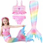 Merineitsi ujumisriietus Mermaid Tail Ariel Halloween kost&uuml;&uuml;mi komplekt