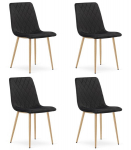 4-osaline toolikomplekt Leobert Turin, must