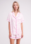 Lillemustriga pidžaama FLOSSED IN FLOWERS 6405/040 Giulia, v&auml;rv white/pink floral print/magenta