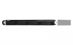 1U Rack NAS Server - QNAP - TS-464U - 4 baari - Intel Celeron N5095 - 8GB RAM