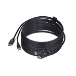 KVM kaabel - STARTECH.COM - 3m - DisplayPort 4K 60Hz - USB 5Gbps - Must