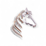 Equilibrium pross 329125 Hobune h&otilde;bedane/kuldne, tsirkoonidega, metall