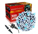 &Otilde;nnelikud inimesed Field Christmas Garland 300 LED, 21 meetrit soe valge v&auml;lk