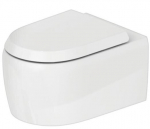 Seinale kinnitatav WC-pott Duravit Qatego Rimless kaanega