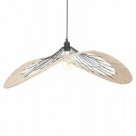 Ripplamp Caly 75cm must/naturaalne, boho stiilis
