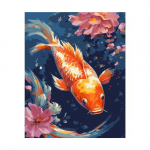 Numbrite j&auml;rgi maalimine Winder Arts &ldquo;Kuldne karpkala&rdquo;, 40x50 cm