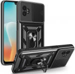 "Mozhi" Kickstand Tugevdatud turvalisus &uuml;mbris - must (Galaxy XCover7 Pro)