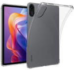 Tugevdatud kaitsega k&otilde;va silikoonist (TPU) korpus - l&auml;bipaistev (Redmi Pad 2)