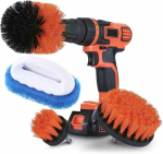 Drillbrush puhastusharjad puurpingile koos h&otilde;&otilde;rdepadjaga