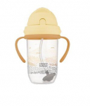 Lekkevaba pudel k&otilde;rrega Canpol Babies Mountains 56/620_bei, 6+ kk, 270 ml