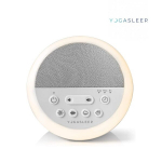 Valge m&uuml;ra seade &ndash; &ouml;&ouml;valgusega Yogasleep Nod