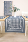 Textile Idea Laudlina Sinised karikakrad, 45x140 cm