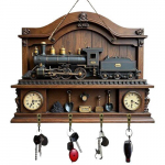 Retro stiilis puidust seinakell