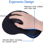 Ergonoomiline hiirematt geeliga, libisemiskindel