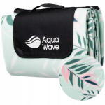 AquaWave Reisitekike SALVA 200x200 cm, kokkupandav kotivormi, isolatsiooniga, roheline/taimemotiividega