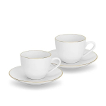 Puodeliai su lėk&scaron;tutėmis 120 ml / 4 vnt. Floree (porcelianas) -