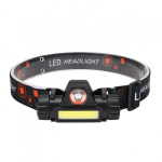 Laetav LED pealamp, must, reguleeritav
