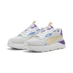 PUMA naiste vabaajajalatsid Runtamed Platform Silver Mist-Cashew - 39232411, valged