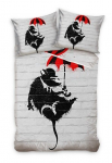 Voodipesukomplekt Banksy, 160 x 200, 3-osaline