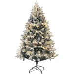 Kunstkuusk, 180 cm, LED-tuled, lumega kaetud, leegiaeglustav, metall, Žalia