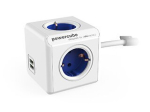 Allocacoc pikendusjuhe PowerCube USB, 1,5m, sinine
