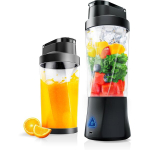 Kandev blender 700 ml, must/l&auml;bipaistev tops