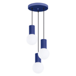 Sollux Lighting ripplamp Halo 3P, ultramarino