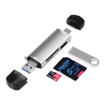 6-&uuml;hes kaardilugeja TF/SD/USB/Type-C