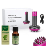 Komplekt: soojendav massaažiseade kehale, p&auml;he ja k&otilde;hule, 6 režiimi, USB, Warmwood &otilde;liga