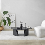 Kohvilaud Asir Uola, 105x35x65 cm, must