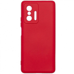 Evelatus xiaomi xiaomi 11t/11t pro nano silikoon&uuml;mbris pehme puutega TPU punane